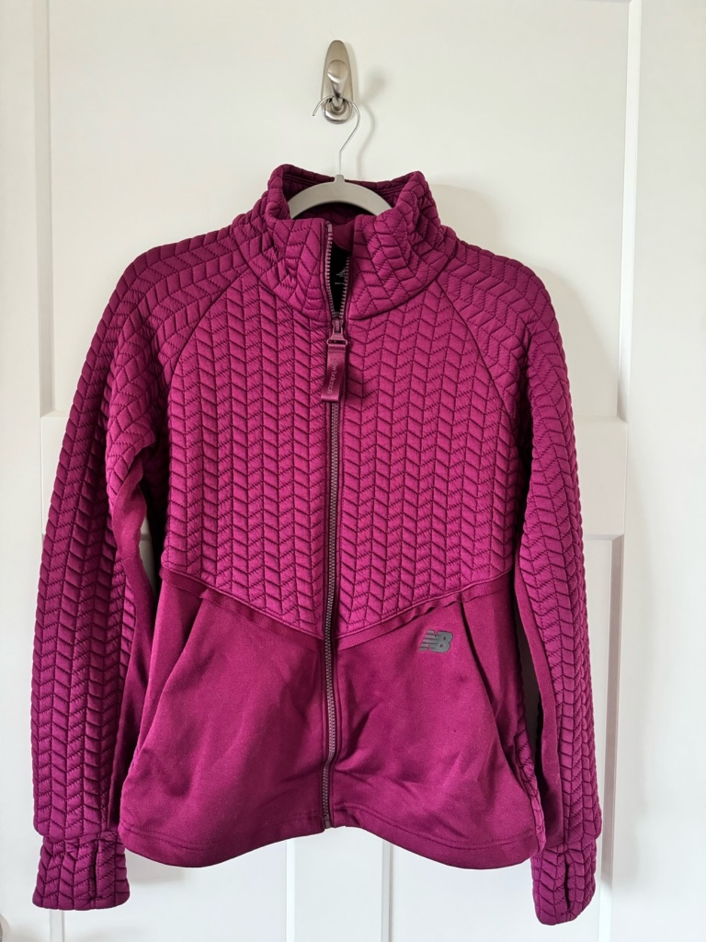 New Balance Heatloft Active Jacket Quilted Full-Zip Burgundy Size S - Picture 2 of 16